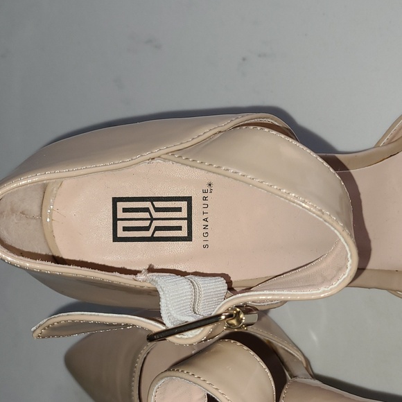 Just Fab never worn nude colour heels, size 8.5, 4" heel - Picture 5 of 7